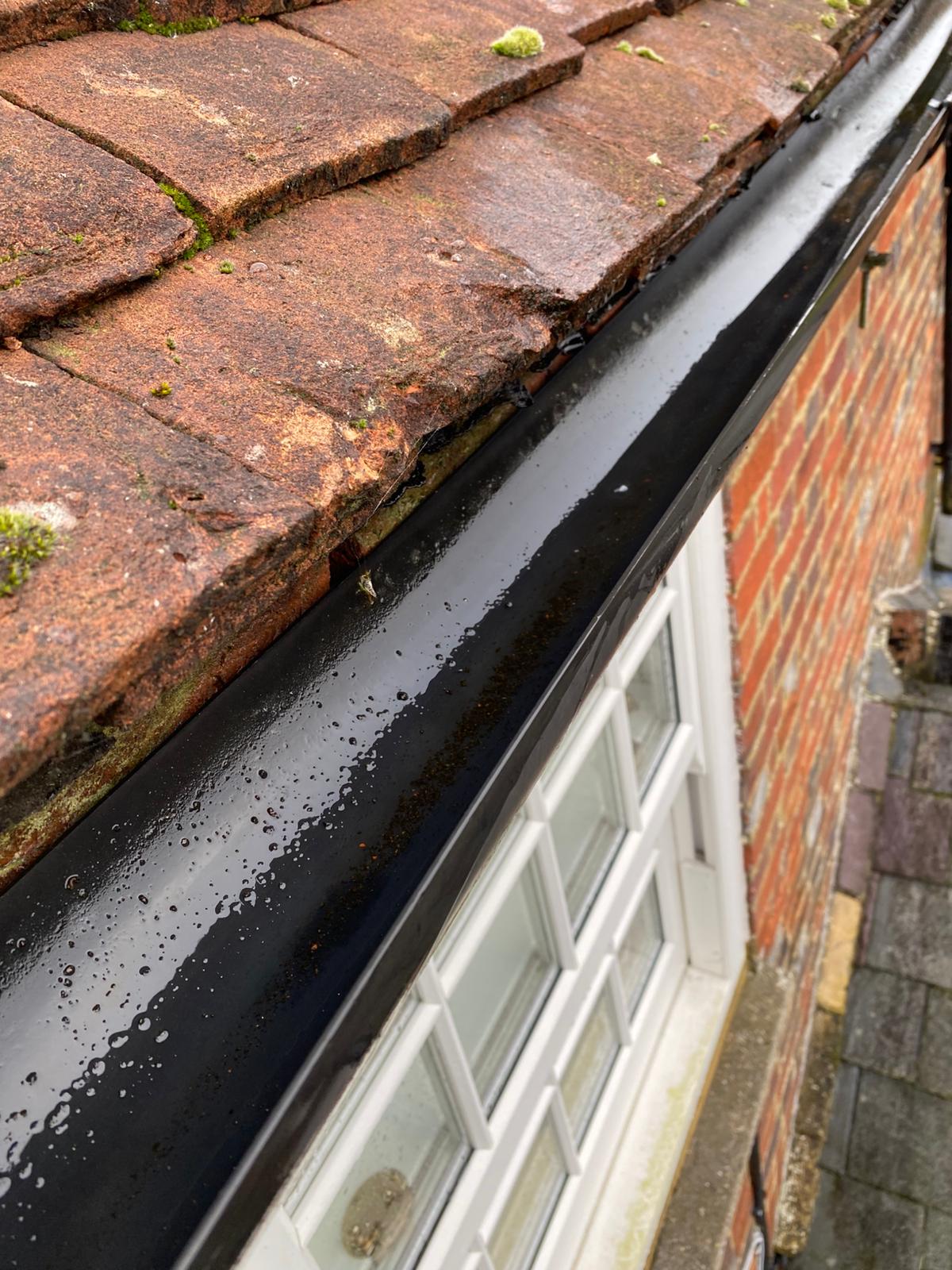 gutter cleared  - Ownham Gutter Clearance is the solution!